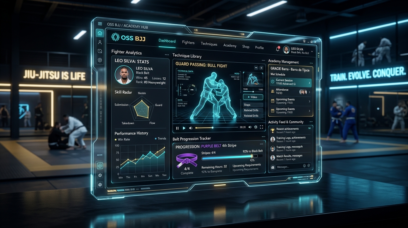 PETABJJ — Dashboard de gestión de academias BJJ